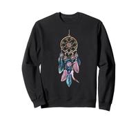 Pastel Dream Catcher Feathers Tribal Native American Sudadera