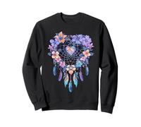 Pastel Dream Catcher Feathers Tribal Native American Sudadera