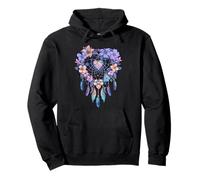 Pastel Dream Catcher Feathers Tribal Native American Sudadera con Capucha