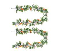 Pastel Easter Egg Garland - Multicolor, 2 piezas 175 cm Artificial Decorations, Easter Egg Banner, Garland Strands, Pre-Strung Eggs, Bendable Wire Base | Home, Interior, Partido, Wall, Mantel,