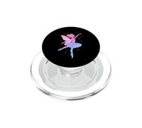 Pastel Fairy Princess Ballet Bailando Bailarina Silueta PopSockets PopGrip para MagSafe