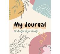Pastel floral and abstract design My Jornal