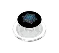Pastel Floral Mandala Sacred Fractal Geometry Art Good Vibe PopSockets PopGrip para MagSafe