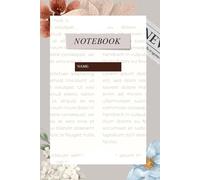 Pastel Floral Notebook - Elegant Aesthetic Journal with Lined Pages: Beautiful pastel flower design | 80 Lined Pages | Perfect for School, Work, or as a Gift