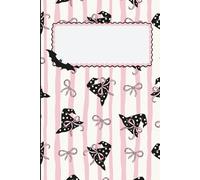 Pastel Goth Aesthetic Notebook- EverDaydream - Cute Pink Lined Journal With Bats & Bows, 200 Pages: Stylish and spooky: Perfect for journaling, gifting or creative writing.