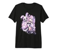 Pastel Goth Girl Bunny Lindo EMO Anime Kawaii Alternativa Camiseta Premium