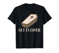 Pastel Goth Halloween Kawaii Estética Ataúd Obtener Perdedor Camiseta