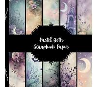Pastel Goth Scrapbook Paper, Creepy Sweet Junk Journal Paper, Kawaii Halloween Decorative Paper, DIY Projects, Origami, Collage Sheets, Decoupage Paper, 10 Designs, Double Sided