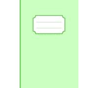 Pastel Green 150 Page 4mm Dot Grid 6''x9'' Journal: Fun Color Grid Notebook with Quick Find Spine and Label Badge Front