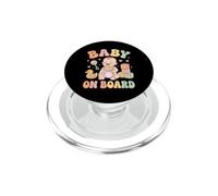 Pastel Groovy Baby Toy Blocks Sonajero Diseño PopSockets PopGrip para MagSafe