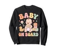 Pastel Groovy Baby Toy Blocks Sonajero Diseño Sudadera
