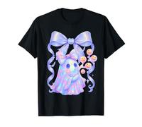 Pastel Halloween Ghost Blowing Pumpkin Bubbles Camiseta