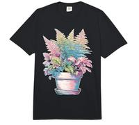 Pastel Helecho botánico House Plant Bloomcore Dreamy Aesthetic Comfort Colors Adult Heavyweight T-Shirt