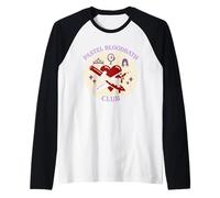 Pastel Horror Girly Slasher Final Girl Pink Goth Vibes Camiseta Manga Raglan
