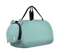 Pastel Mint - Bolsa de deporte para niña con compartimento para zapatos, gran capacidad, para viajes, deportes, lona, fin de semana