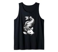 Pastel Paint Art Pez Koi Acuariofilia Aquascaping Kois Camiseta sin Mangas