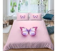 Pastel pink aesthetic Funda Edredon 3 Piezas Compuesto Impresión 3D Cierre de Pastel pink aesthetic Funda de Edredón Funda de Almohada a Juego Lavables Transpirable for Adolescentes King（220x240cm）