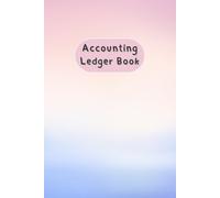 Pastel Pink & Blue Cover: For Tracking Income & Expense, come with undated calendar, helps you log your money clearly and consistently, Size 6”x9”, 120 Pages.