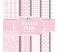 Pastel Pink Pattern Paper: 20 Soft Pink Double-Sided Pattern Sheets for Scrapbooking, Card Making, Junk Journals, Origami, and Other Cut and Create Paper Crafts