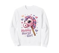 Pastel Pony Hobby Horse Girl, Amante de la equitación Sudadera