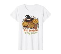 Pastel Season is my Fall Fashion Autumn Lover Halloween Camiseta gráfica económica, Mujer, Blanco, XL