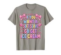 Pastel Si Quieres un Servicio Suave, ve a Conseguir Helado de Voleibol Camiseta