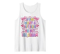 Pastel Si Quieres un Servicio Suave, ve a Conseguir Helado de Voleibol Camiseta sin Mangas