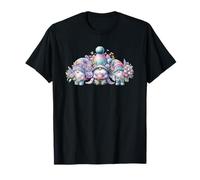 Pastel Spring Gnomes For Grandma Life Floral Lilac Flowers Camiseta