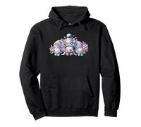 Pastel Spring Gnomes For Grandma Life Floral Lilac Flowers Sudadera con Capucha