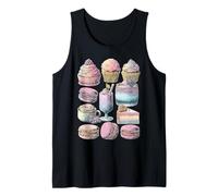 Pastel Summer Postres Coloridos Golosinas Estéticas Dreamy Art Camiseta sin Mangas