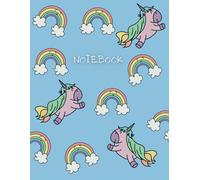 Pastel Unicorns & Rainbow Notebook: Cute and Colorful Lined Journal with Unicorn and Rainbow Design for Writing, Sketching, and Note-Taking