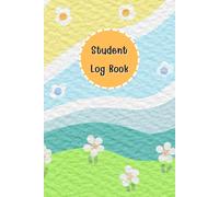 Pastel Watercolor Cover: 120 pages, Size 6"x 9" of Student Log Book, Consists of Undated calendar, Class Schedule, Weekly Study Planner, Assignment Tracker and Daily Study Log.