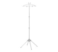 Pastelera de ropa de vestir de la de mano, planchado de vaporizador de ropa, soporte de ropa de máquina de vapor, 160 cm, soporte de altura ajustable, base de vapor estable, para el dormitorio