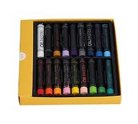 Pasteles Al óleo de Colores Pesados para Suministros de Arte, Conjunto de Dibujo de Pintura, 12 a 36 Herramientas Creativas Cilíndricas (18 colores)