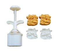 Pasteles con sellos reutilizables, molde creativo de ABS para amantes de la cocina, grado alimenticio