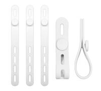 Pasteles De Silicona: Organizador De Cable Reutilizable, Soporte De Cable Ajustable | Silicone Hole Wire Wire Wire, Envoltura De Administración De Correa De Cable, Clip De Sujetador Duradero, Ca
