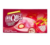Pasteles japoneses Qmochi con sabor a fruta del dragón, 80 g