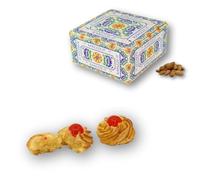 Pastelitos de almendra artesanales, con CEREZA - Dulces típicos sicilianos - Repostería tradicional italiana - Caja regalo 400 g - RAREZZE: pedidos, preparados, horneados, enviados