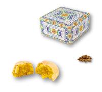 Pastelitos de almendra artesanales, con MANDARINA - Dulces típicos sicilianos - Repostería tradicional italiana - Caja regalo 400 g - RAREZZE: pedidos, preparados, horneados, enviados