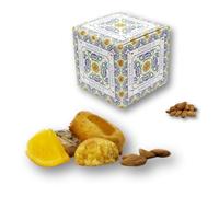 Pastelitos de almendra artesanales, con NARANJA - Dulces típicos sicilianos - Repostería tradicional italiana - Caja regalo kg 1 - RAREZZE: pedidos, preparados, horneados, enviados