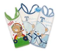 Juego de 6 baberos para bebé, varios modelos FANTASIA BAV9066M