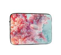 PastelTrench Print - Funda para portátil de 12 pulgadas, funda Oxford | Oxford resistente a salpicaduras con acolchado de espuma. Se adapta a portátiles de 12 pulgadas. Delgado para mochila con