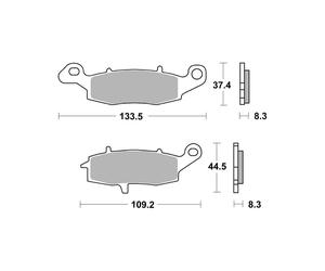 PASTIGLIE BREMBO SP07KA18SP