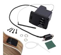 Pastilla Acústica para Guitarra - Equipo De Afinador De Sonido Para Instrumentos - Captador Clásico De Instrumentos | para Práctica Actuación Estudio Guitarra Ukulele Violín Bajo Viaje Casa Espectácul