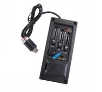 Pastilla Acústica Principiantes Preamplificador de guitarra acústica EQ 505 para zurdos con pastilla de sillín y ecualizador piezoeléctrico de 3 bandas