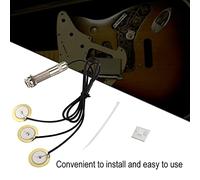 Pastilla Amplificadora Piezoeléctrica Precableada, Transductor de Pastilla de Guitarra para Accesorio de Pieza de Repuesto de Guitarra