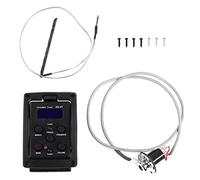 Pastilla de 4 Bandas EQ Sintonizador de Color Carcasa de Plástico Portátil Efecto Pedal Ecualizador Digital para Guitarra con Control de Volumen y Afinador