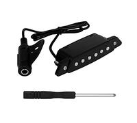 Pastilla de 6 cuerdas SH-85 Soundhole Pickup EQ Preamplificador con activo para guitarra acústica folclórica, accesorios de ukelele