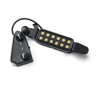 Pastilla De Acustica Calidad De Sonido/volumen Pastilla De Guitarra Popular De Doble Ajuste No Es Necesario Abrir La Pastilla Del Orificio De Sonido(Bk)