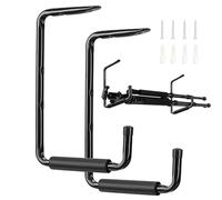 Pastilla De Almacenamiento De Garaje - Percha De Bicicleta De Techo, Gancho De Escalera De Pared | De Colgador De Servicios De Acero De Servicio Pesado Que Soporta Bicicletas, Sillas